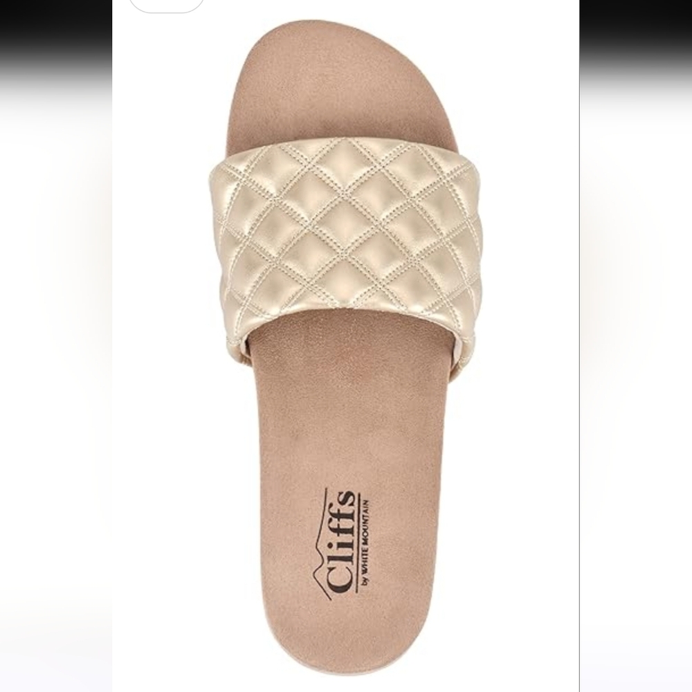 Cliff Quilted Slides